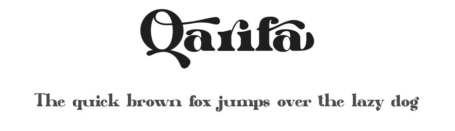 Qarifa by Perfectype — Serif Font