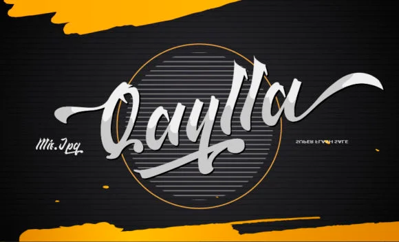 Qaylla Font by Authentype — Script Handwritten Font