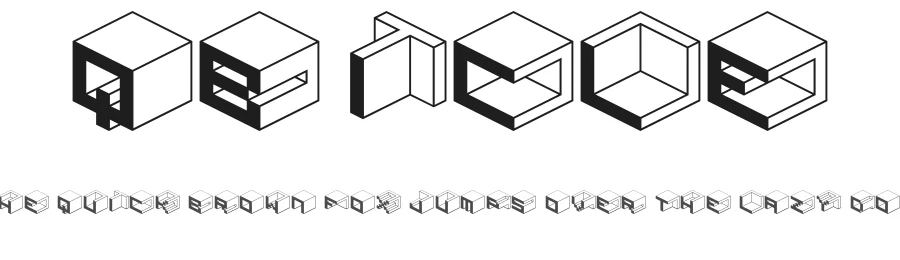 Qbicle by Ænigma — Display Font