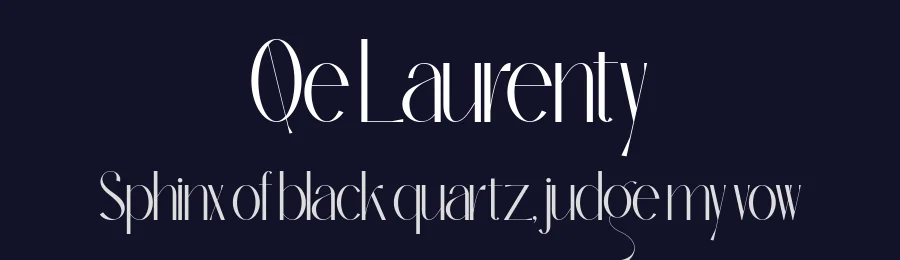 Qe Laurenty by Hishand Studio — Sans Serif Font — thumbnail 2