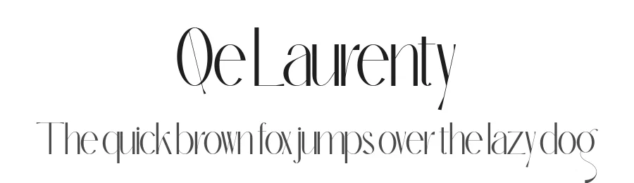 Qe Laurenty by Hishand Studio — Sans Serif Font