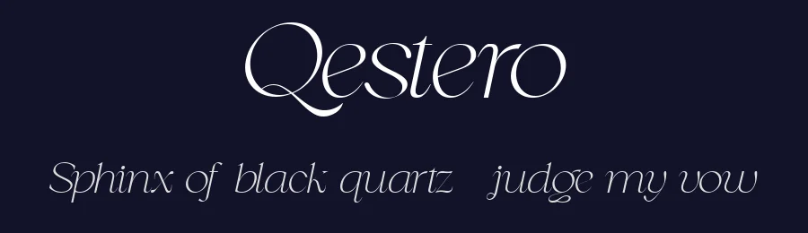 Qestero by Pentagonistudio — Serif Font — thumbnail 2