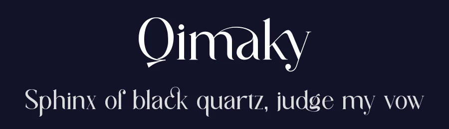 Qimaky by Penatic Studio — Serif Font — thumbnail 2