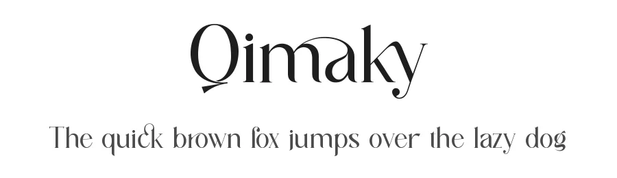 Qimaky by Penatic Studio — Serif Font