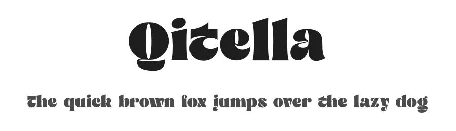 Qitella by Zeenesia Studio โ Decorative Font