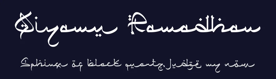 Qiyamu Ramadhan by Wasisme Studio — Decorative Font — thumbnail 2