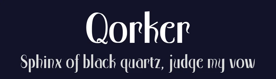 Qorker by KindredSpiritArtStudio — Decorative Font — thumbnail 2