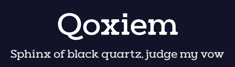 Qoxiem by Almarkhatype — Serif Font — thumbnail 2