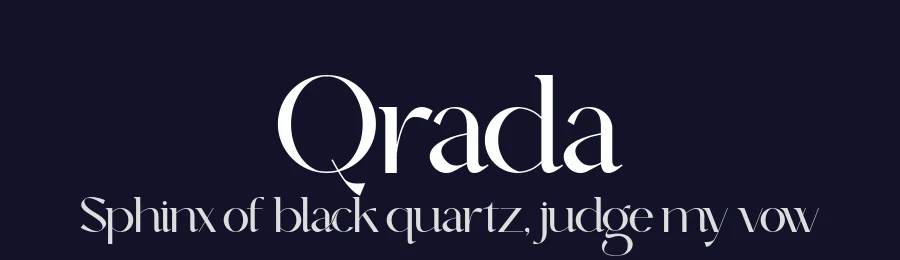 Qrada by Hishand Studio — Sans Serif Font — thumbnail 2