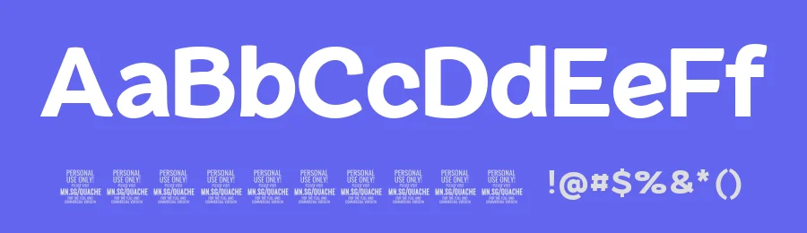Quache by Måns Grebäck — Sans Serif Font — thumbnail 3