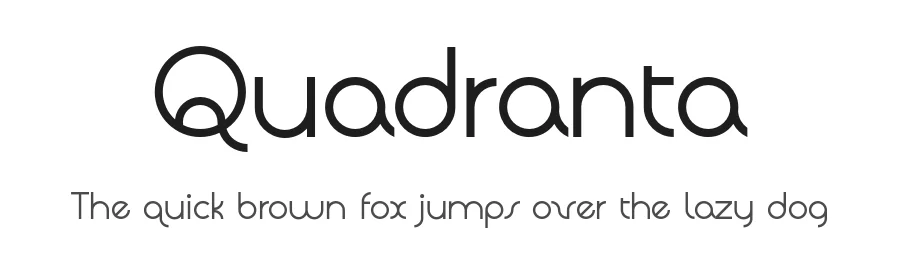 Quadranta by About Letters — Sans Serif Font
