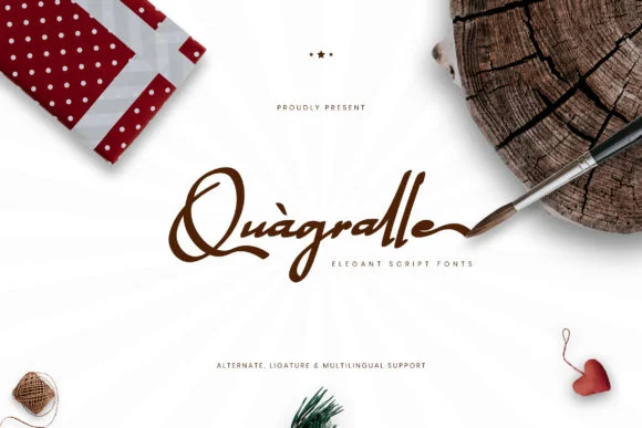 Quagralle Font by namaracreativestudio β Script Handwritten Font