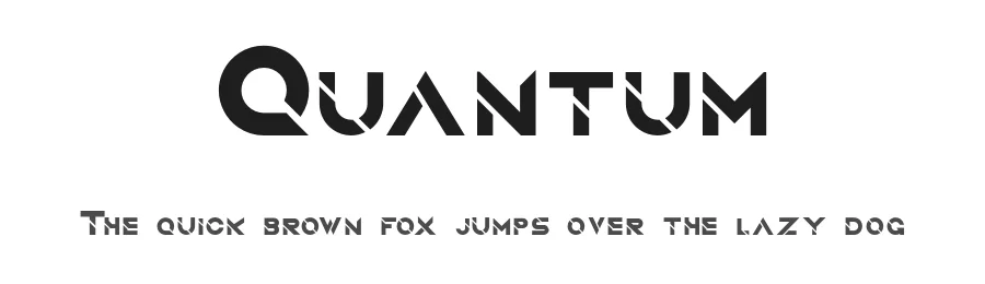Quantum by Sesohq โ Display Font
