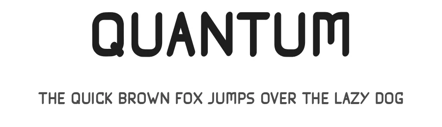 Quantum by Design Vector10 — Sans Serif Font