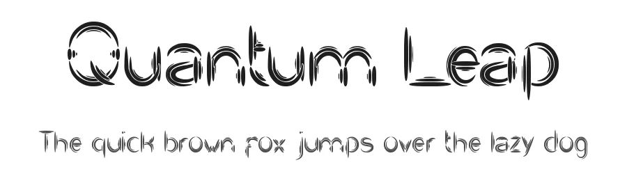 Quantum Leap by weknow — Decorative Font