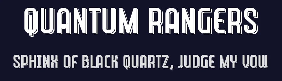 Quantum Rangers by Trequartista Studio — Sans Serif Font — thumbnail 2