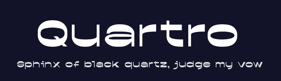 Quartro by Brainware Graphic — Decorative Font — thumbnail 2