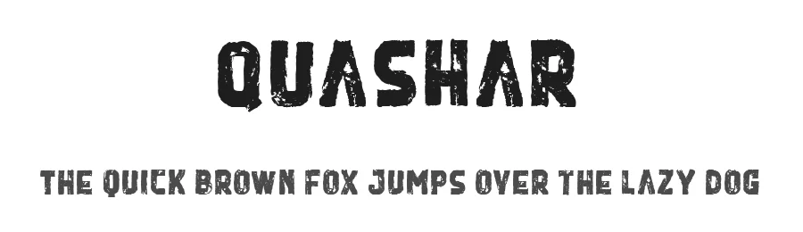 Quashar by Typia Nesia — Decorative Font