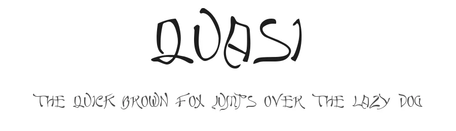 Quasi by Harold's Fonts — Decorative Font