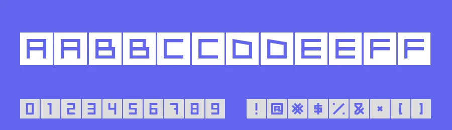 Qubix by FR Design — Display Font — thumbnail 3
