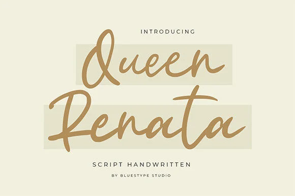 Queen Renata Font by Bluestype Studio — Script Handwritten Font