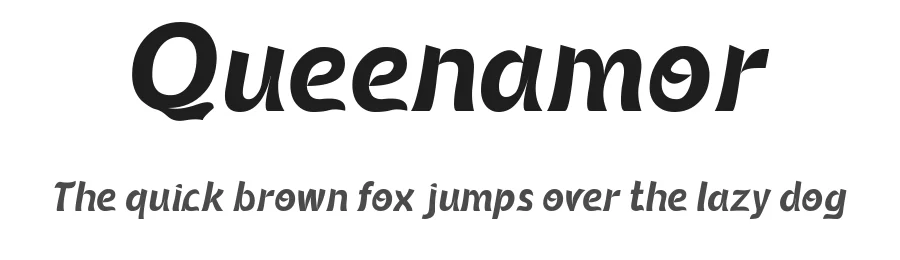 Queenamor by Joe .C β Decorative Font