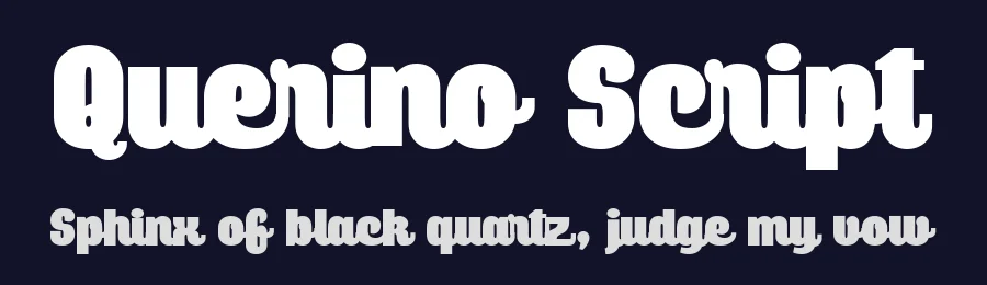 Querino Script by Måns Grebäck — Script Handwritten Font — thumbnail 2