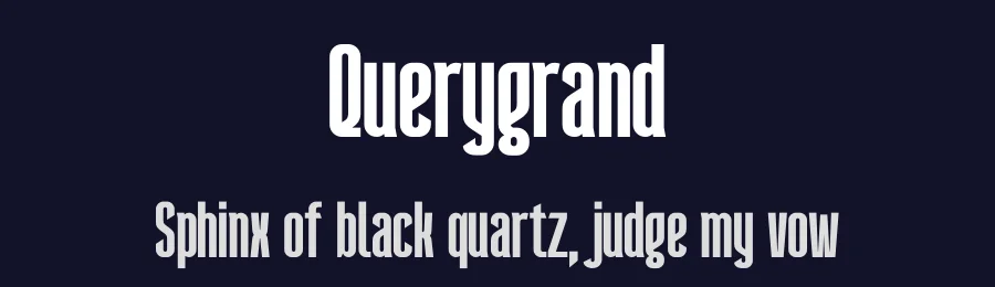 Querygrand by Almarkhatype — Sans Serif Font — thumbnail 2