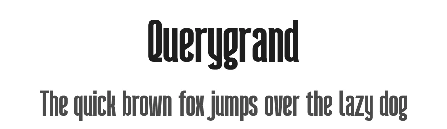 Querygrand by Almarkhatype β Sans Serif Font
