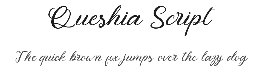 Queshia Script