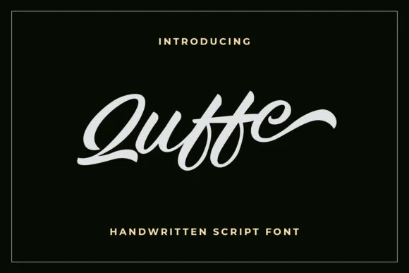 Quffe Font by Maulana Creative — Script Handwritten Font