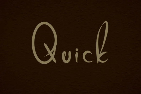 Quick Font by Designvector10 — Script Handwritten Font