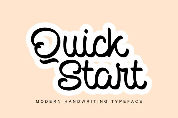 Quick Start Font by Doehantz Studio by Doehantz Studio — Script Handwritten Font