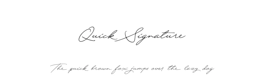 Quick Signature