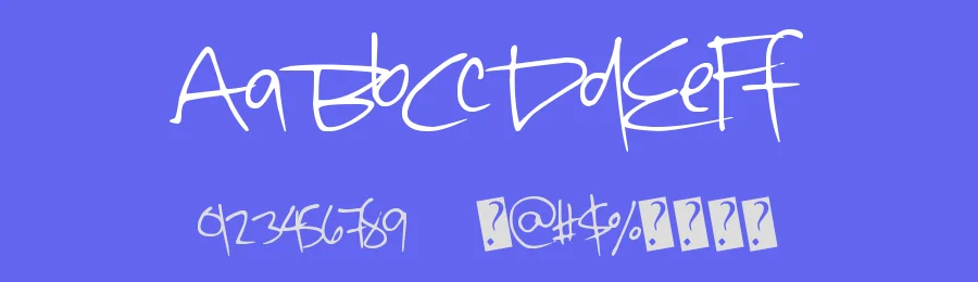 QuickDirty by Xerographer Fonts — Script Handwritten Font — thumbnail 3