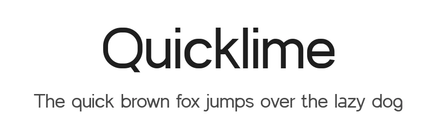 Quicklime by UI Creative — Sans Serif Font