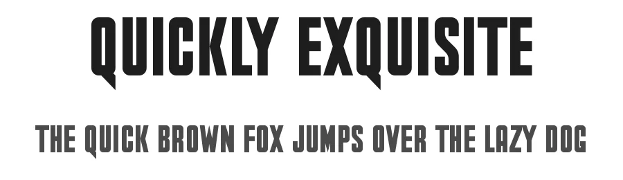 Quickly Exquisite by Graphicxell — Sans Serif Font