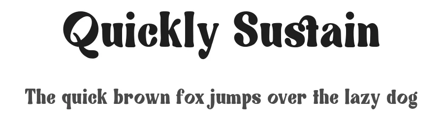 Quickly Sustain