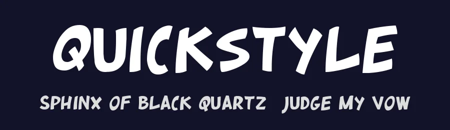 Quickstyle by kaboom creative — Decorative Font — thumbnail 2