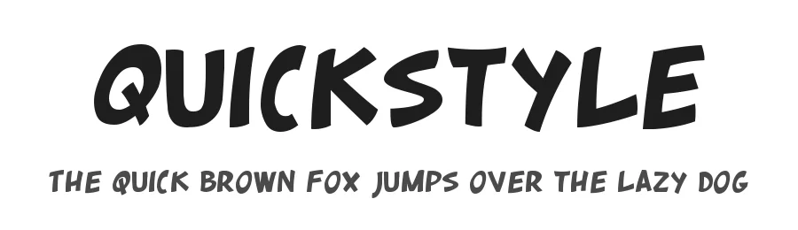 Quickstyle by kaboom creative — Decorative Font