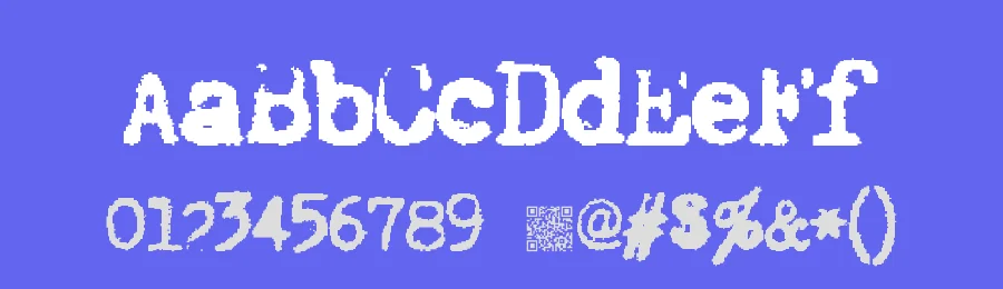 Quiet Typer by Xerographer Fonts — Decorative Font — thumbnail 3