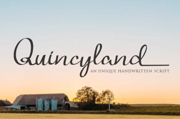 Quincyland Font by Gatra Std — Script Handwritten Font