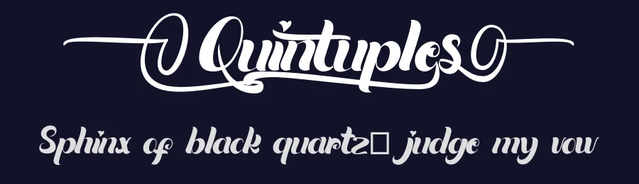 Quintuples by SSI.Scraps — Script Handwritten Font — thumbnail 2
