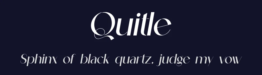 Quitle by Slide Shoot Type — Sans Serif Font — thumbnail 2