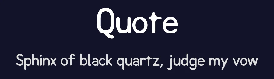 Quote by Yosuke Masaki — Sans Serif Font — thumbnail 2