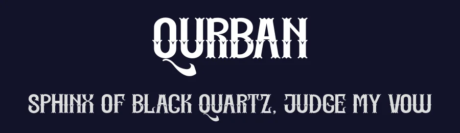 Qurban by Mustakim - — Decorative Font — thumbnail 2