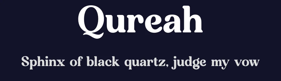Qureah by Storytype Studio — Serif Font — thumbnail 2