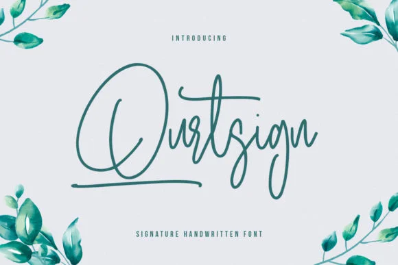 Qurtsign Font by Maulana Creative — Script Handwritten Font