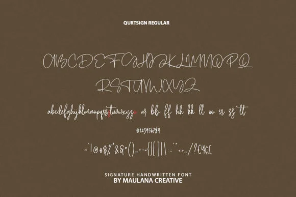 Qurtsign Font by Maulana Creative — Script Handwritten Font — thumbnail 9