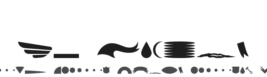 R3 Decals by Anaklanang — Dingbats Font